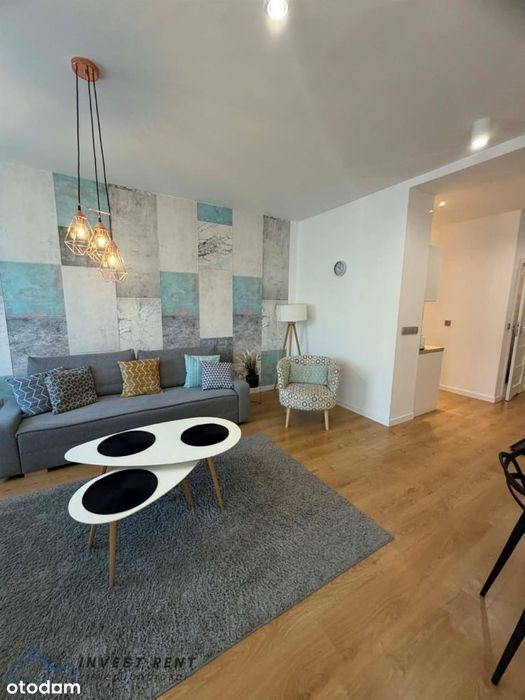 W pełni urządzony apartament o powierzchni 47,4 m²