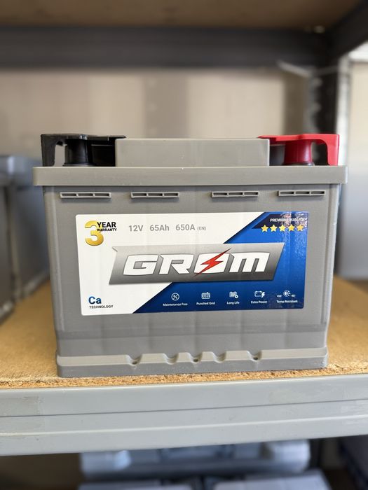 Akumulator GROM 65Ah 650A