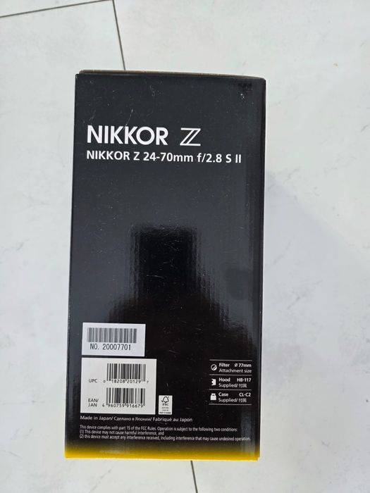 NIKKOR Z 24-70mm f/2.8 S II. Нові. Гар.12міс.