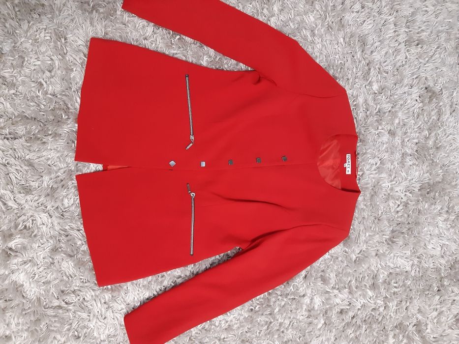 Płaszczyk 44 czerwony