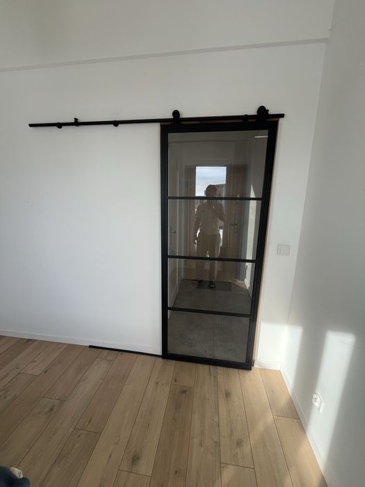 szklane drzwi przesuwne do pokoju 83cmx204cm