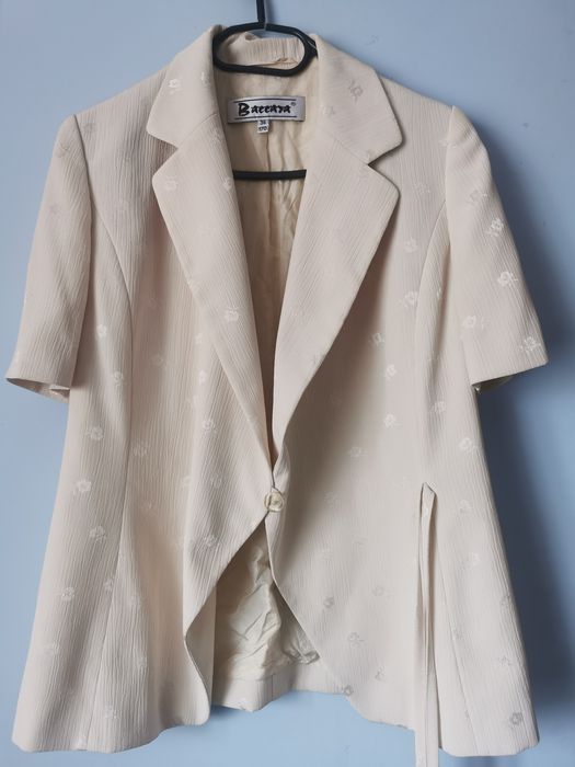 Marynarka bluzka z wiązaniem S