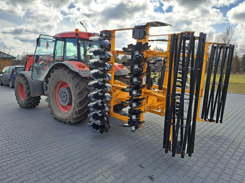 Od ręki!! Brona Hydrauliczna 4m 560mm wał rurowy 500 STALTECH UH40EX