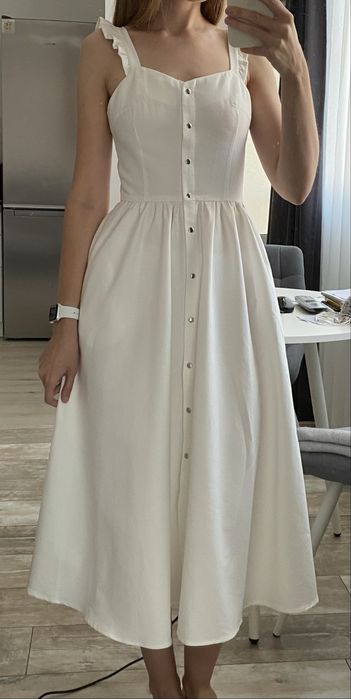 Сукня біла жіноча, сарафан, VMMA