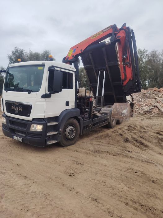 Usługi wywrotką HDS + łyżka czerpakowa