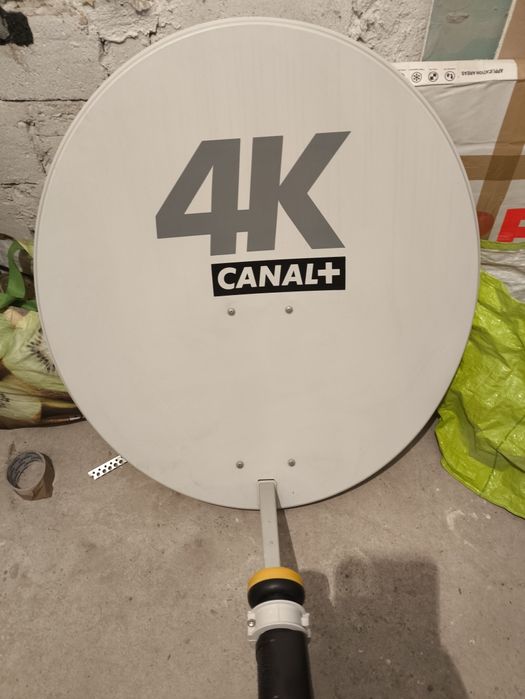Talerz antena satelitarna 80cm + podwójny konwerter  HD