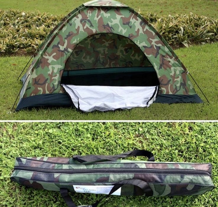 NAMIOT 2-3 Osobowy 200x150 Turystyczny Duży Kempingowy Moro