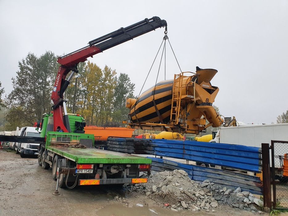 Transport maszyn budowlanych