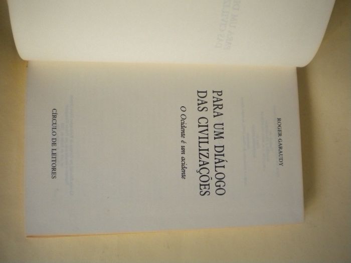Para um Diálogo das Civilizações de Roger Garaudy