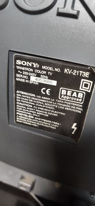 Sony trinitron kv21t3e