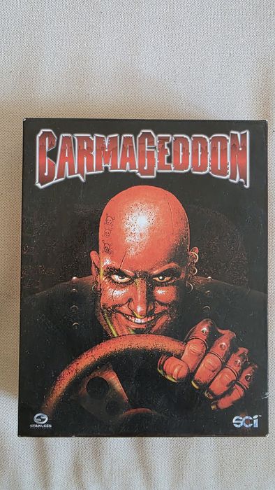 Carmageddon 1 Big Box Mac version gra, rare
