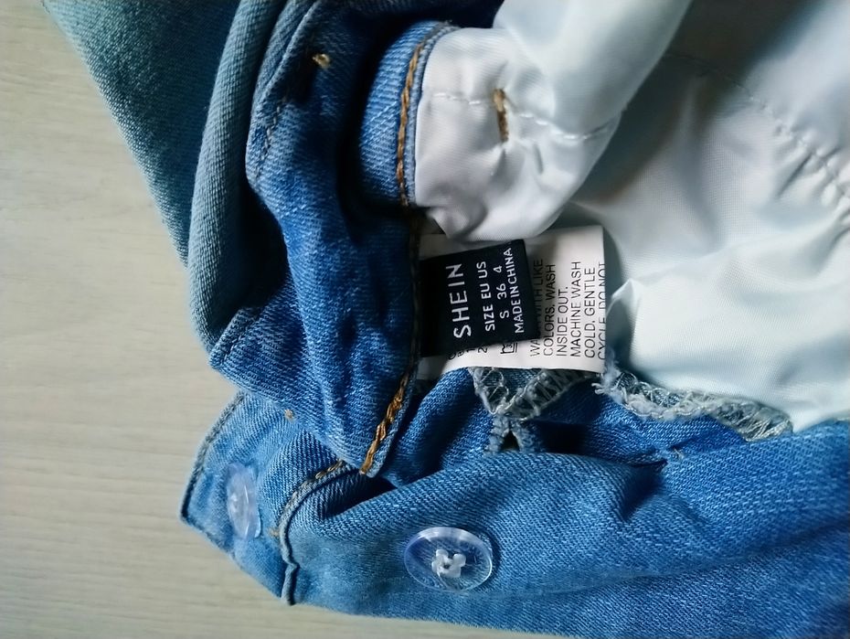 Джинсовий сарафан спідниця для вагітних Shein S розмір