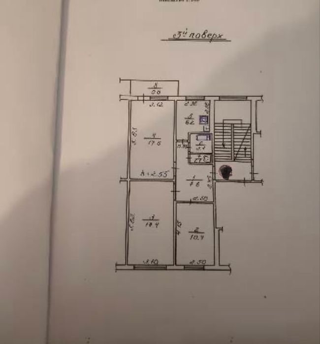 Продаж 3 кімнатної квартири вул.Петлюри