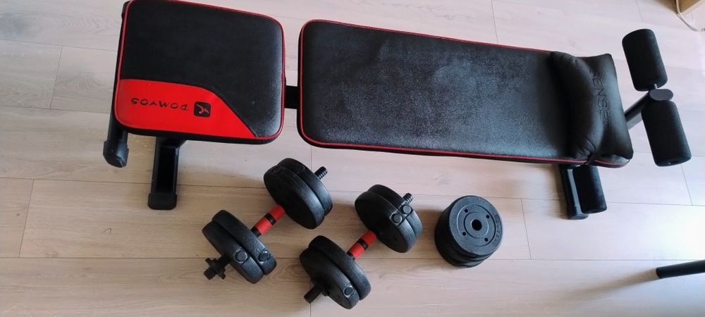 Ławka do ćwiczeń + hankle gratis