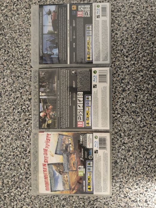 Max Payne 3/Baja Edge of Control/Grand theft auto 5 PlayStation 3