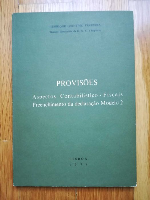 livro - Provisões. Aspectos contabilístico-fiscais