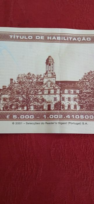 Título de Habilitação de 2001
