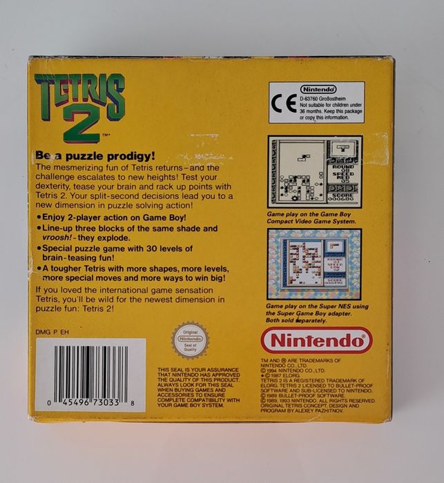 Tetris 2 Game Boy (CIB)