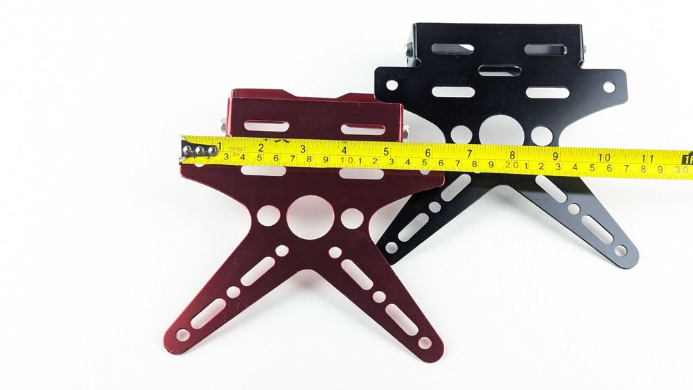 Універсальне Х-кріплення для мото номера з регулюванням кута