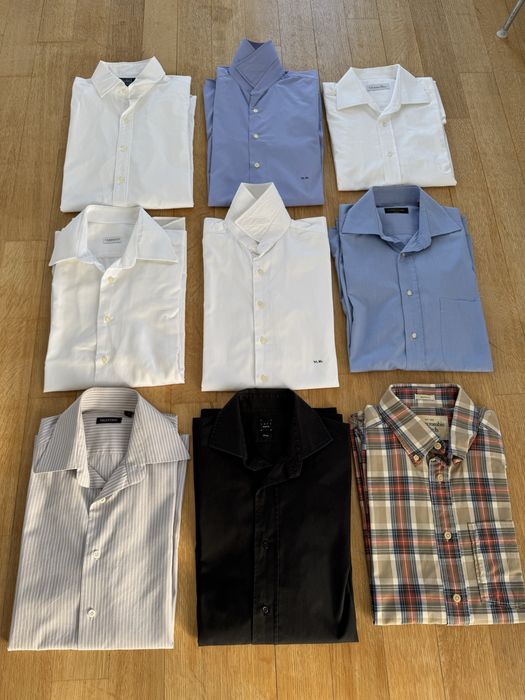 Zestaw koszule męskie marki oryginalne Dior Valentino  Ralph Lauren