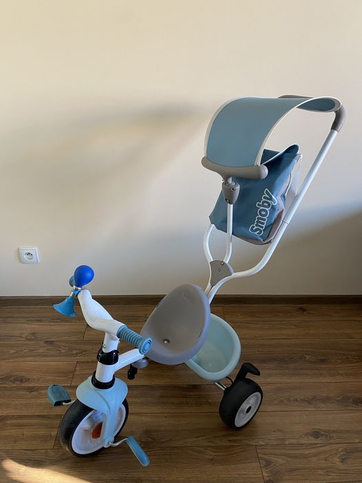 Rowerek trzykołowy 3 w 1 smobi