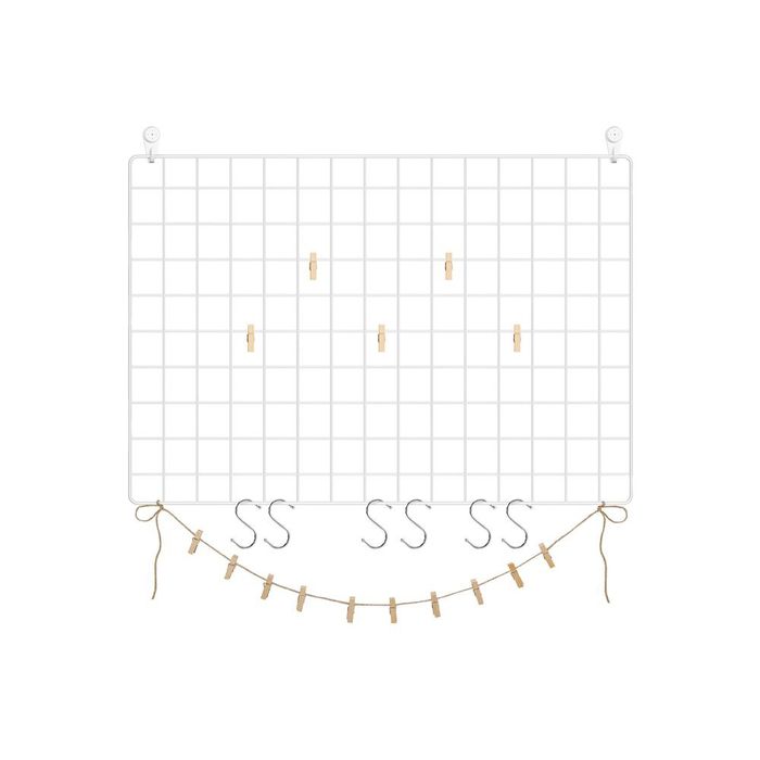 Ścianka druciana biała