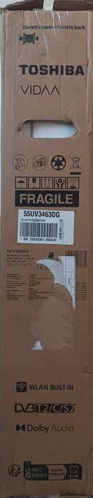 Smart TV 55" 50UV3463DG DLED 4K Ultra HD (Preto) - TOSHIBA