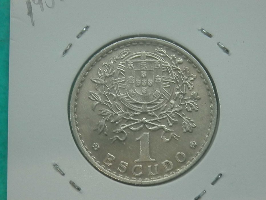 1198 - República: 1 escudo 1951 alpaca, excelente, por 5,00