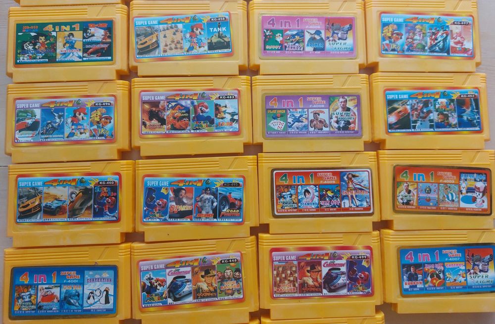 Jogos family game cartuchos 4 in 1