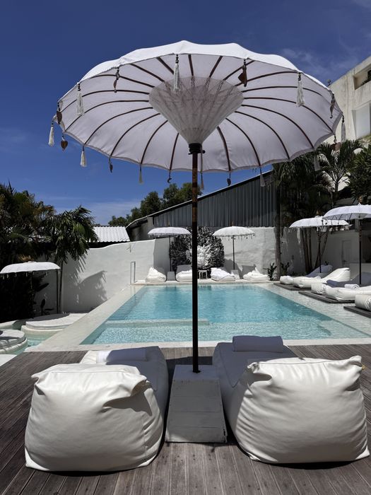 Fotel Ogrodowy Basenowy Boho Taras Swietny Matriał Leżak Nowy