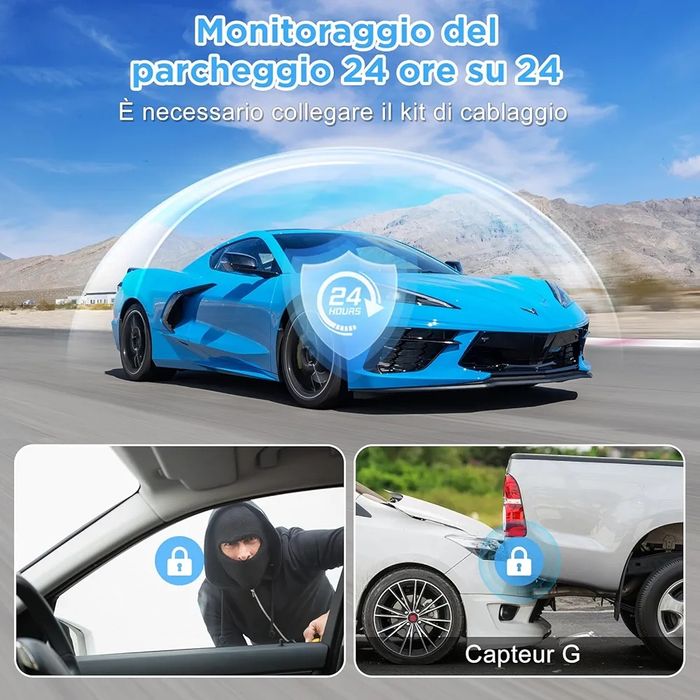 Відеореєстратор Dash Cam V26B WiFi дві камери 4K  і 1080P