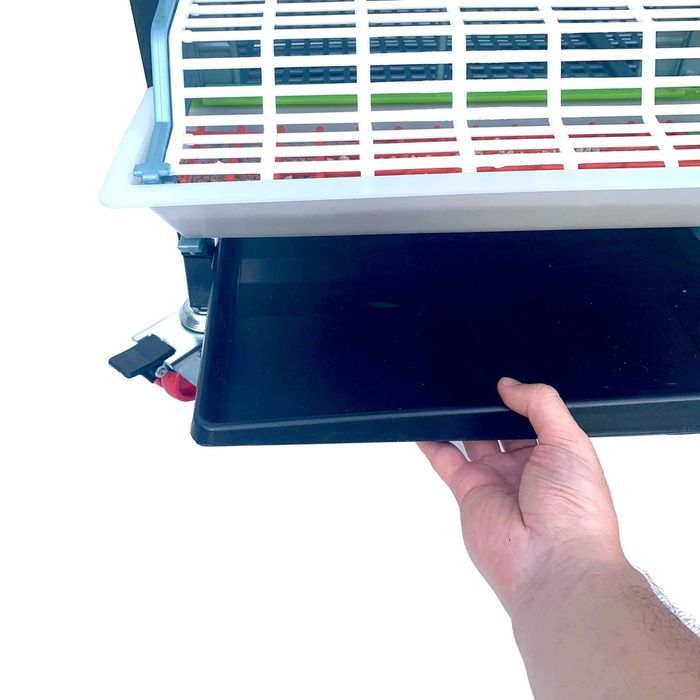 Klatka do Chowu Drobiu - 3 Poziomowa - Wys. 25 cm