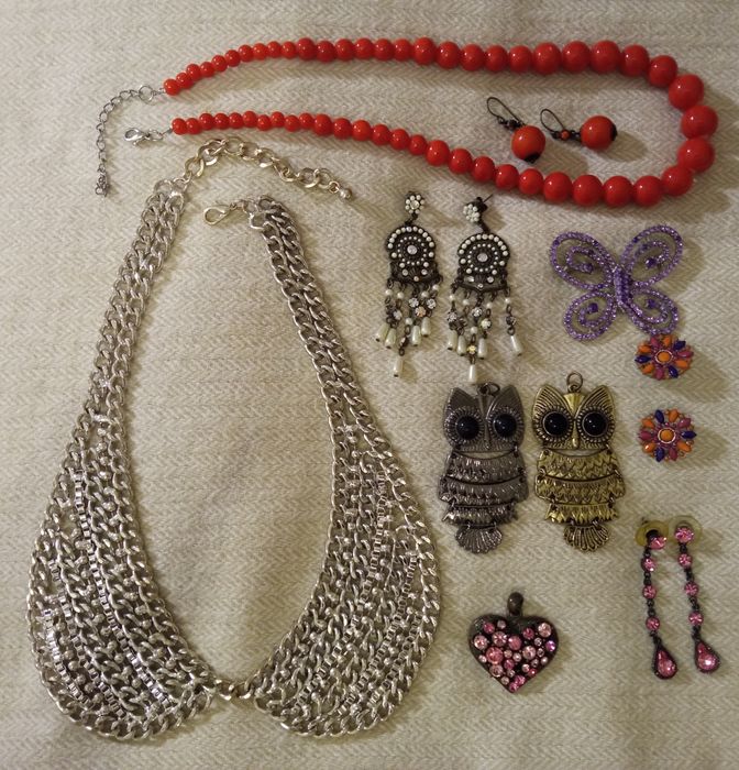 Biżuteria ozdoby mix