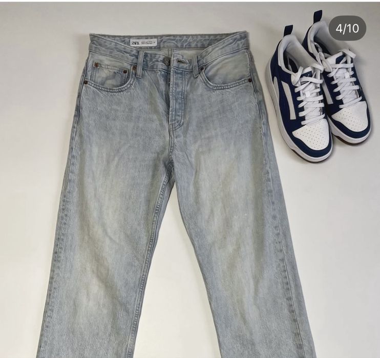 Джинси світлі від Зара по бірці S
