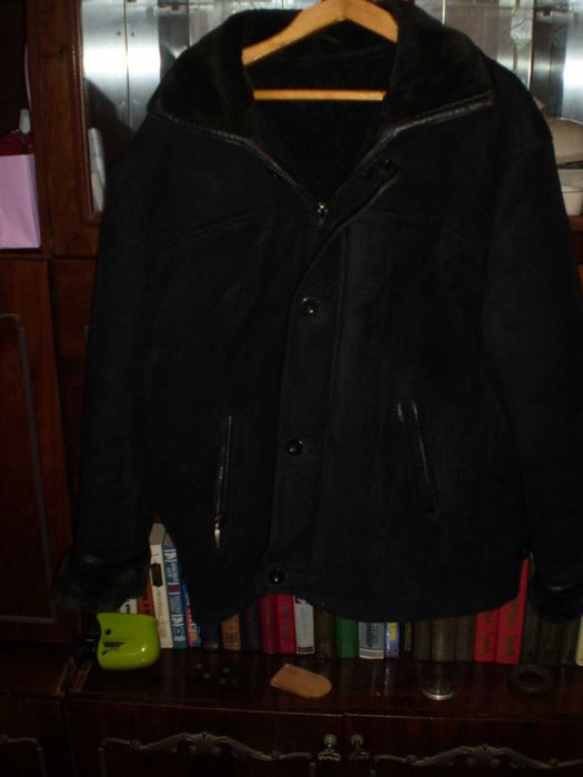 Мужская теплая дубленка