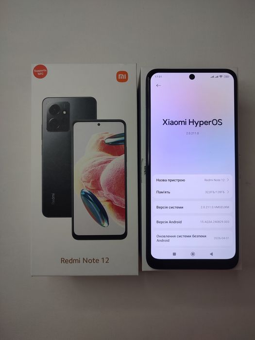 Xiaomi redmi note 12, 4/128Gb, NFC