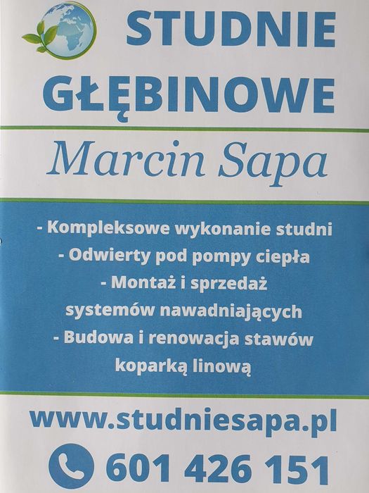 Wiercenie studni głębinowych i pomp ciepła