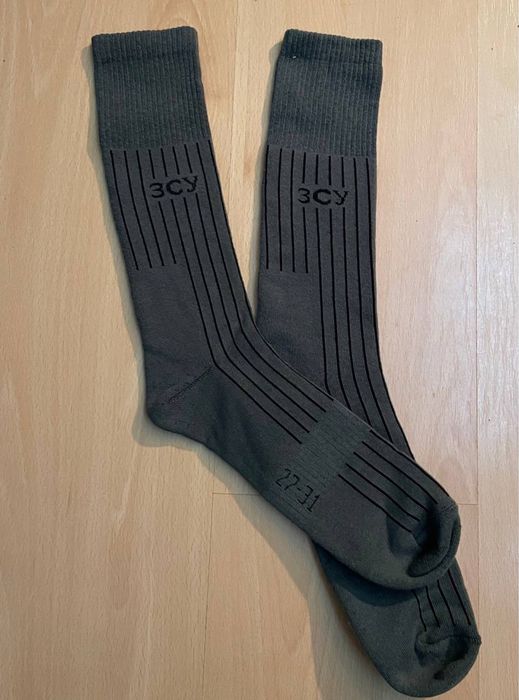 Трекінгові демісезонні шкарпетки армійські олива носки військові хакі