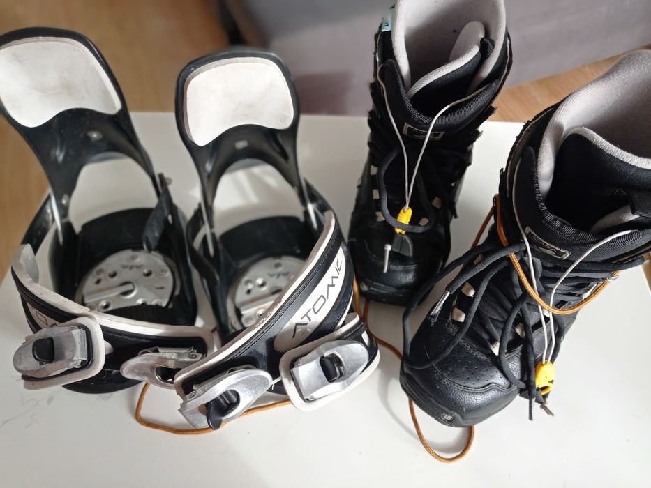 Buty snowboardowe Burton & wiązania Atomic