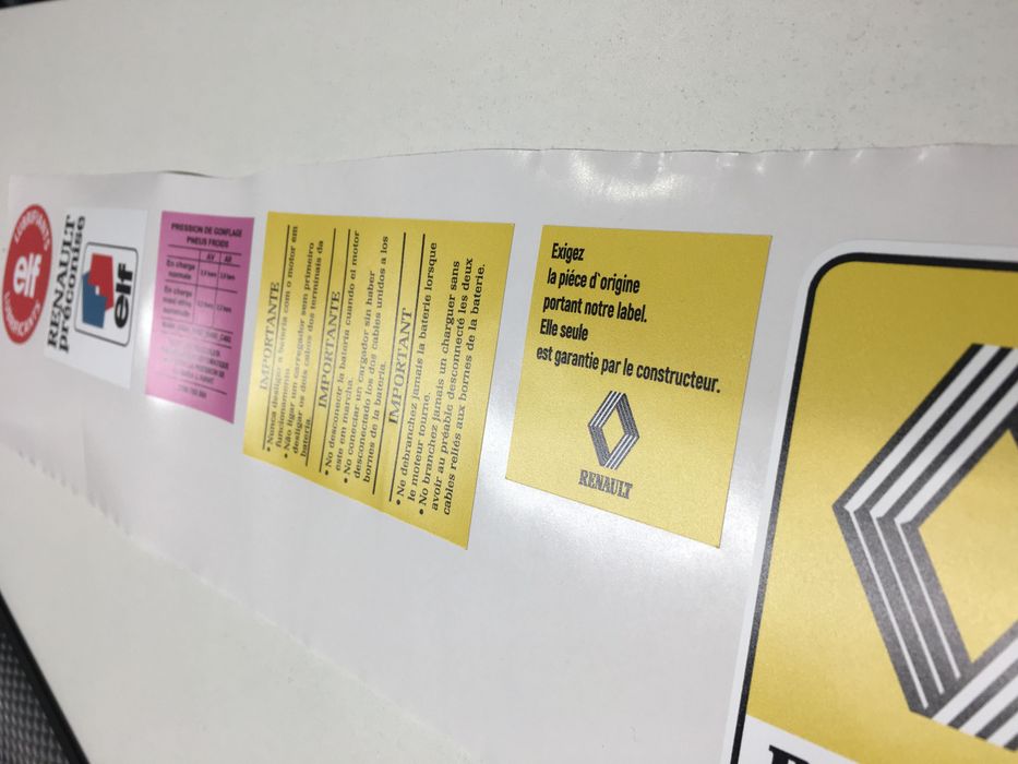 Autocolantes Grupo Renault