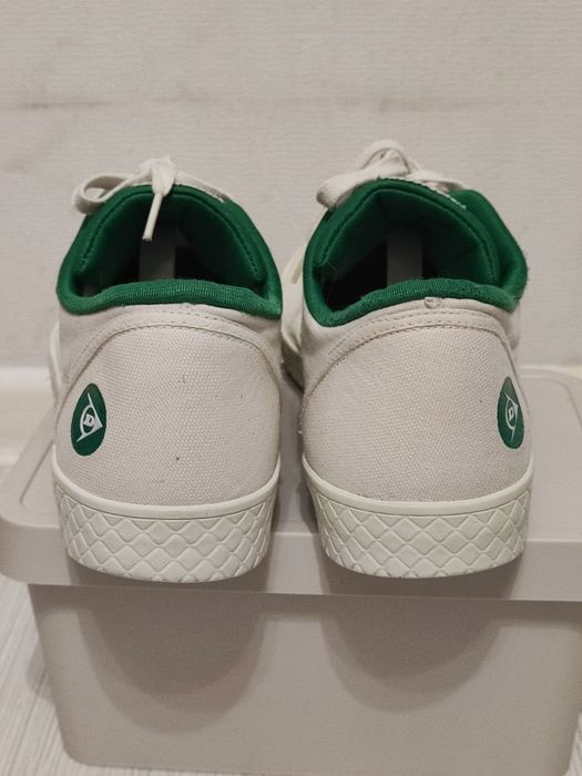 Кеди DUNLOP 45р білі текстильні