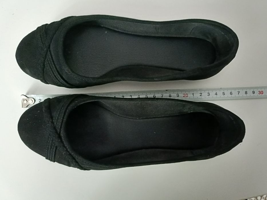 Baleriny damskie czarne rozm. 36