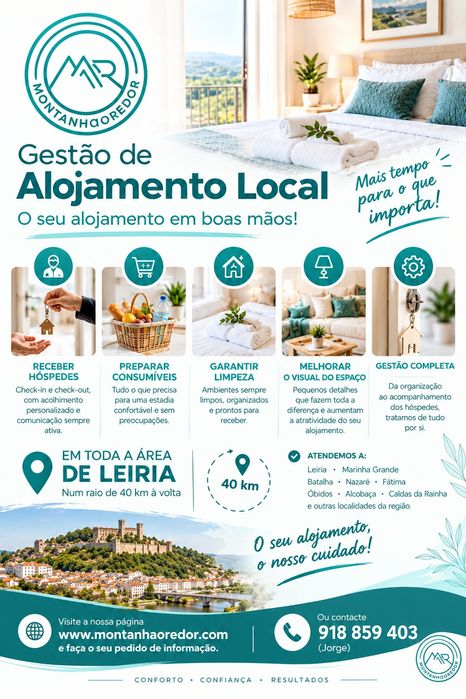 Gerimos o seu alojamento local