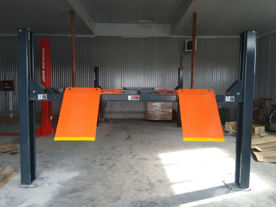 четырехстоечный подъемник 5т под развал схождение