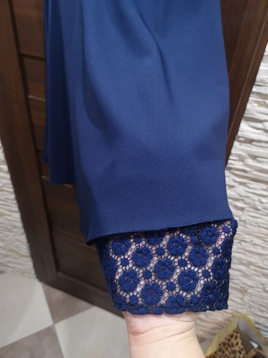 Sukienka granatowa na wesele, komunie, okazje, koktajlowa 44