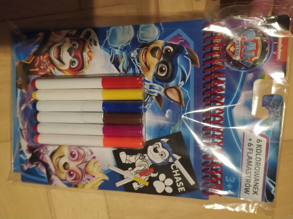 Kolorowanki z flamastrami Psi patrol