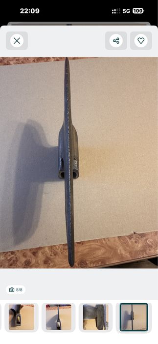 Dla Pana Krzysztoferc 2 duże  stare topory  kuty vintage oldschool