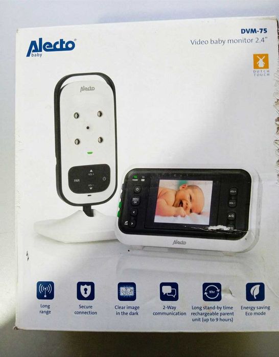 Відеоняня Alecto DVM-75 з камерою та монітором, повністю робоча