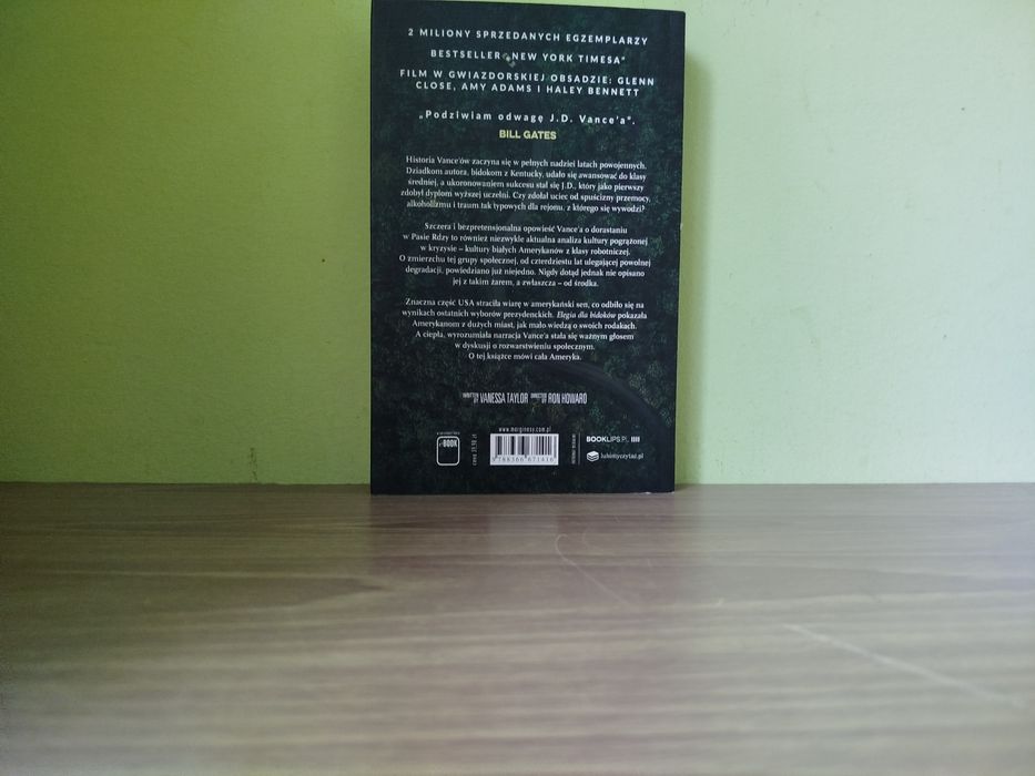 "Elegia dla Bidoków" J.D. Vance