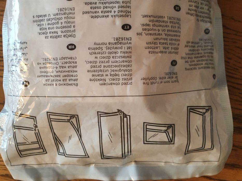 Ikea PATRULL zabezpieczenie blokada ogranicznik okna 502.831.05